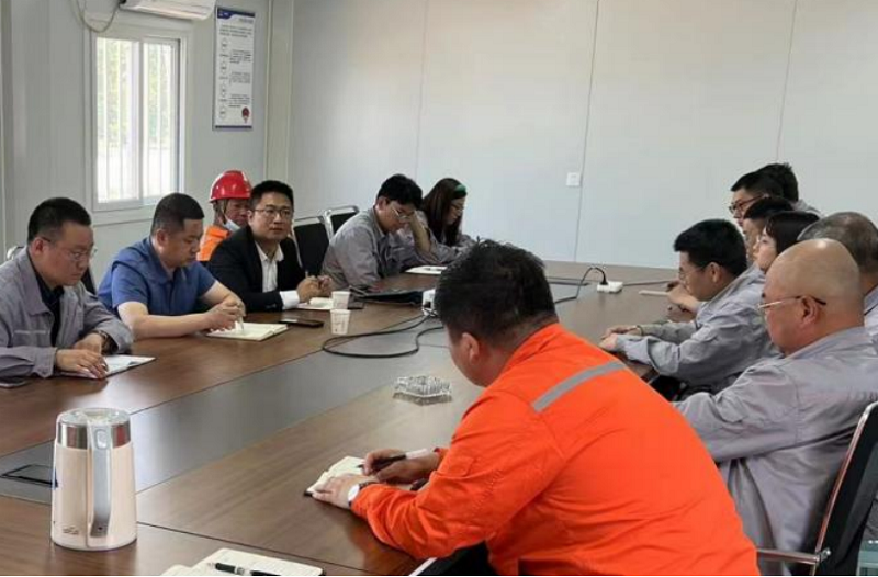 張勇帶班檢查華北公司日照旭科新材料、東營原油儲備項(xiàng)目