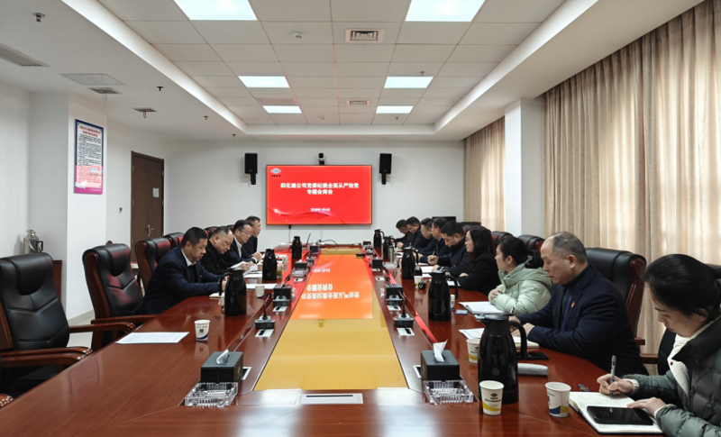 中國化學(xué)工程四化建黨委與紀(jì)委召開2025年度全面從嚴(yán)治黨專題會商會